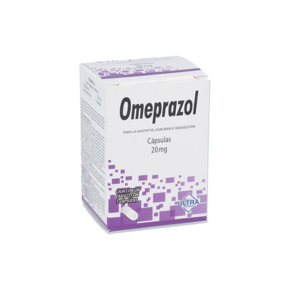 Omeprazol 20 mg. capsulas con 7 (ultra)