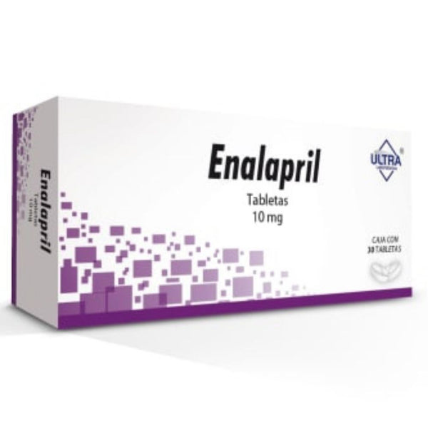 Enalapril 10 mg. tabletas con 30 (ultra)