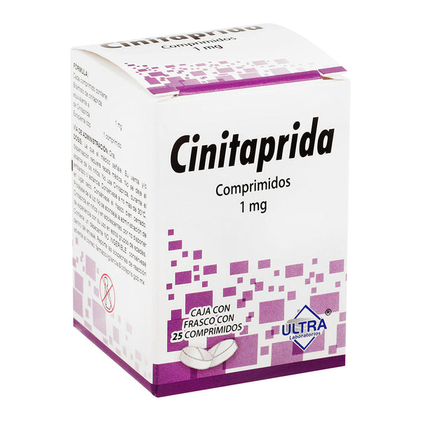 Cinitaprida 1mg tabletas con 25 (ultra)