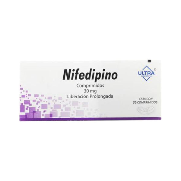 Nifedipino 30 tabletas 30mg