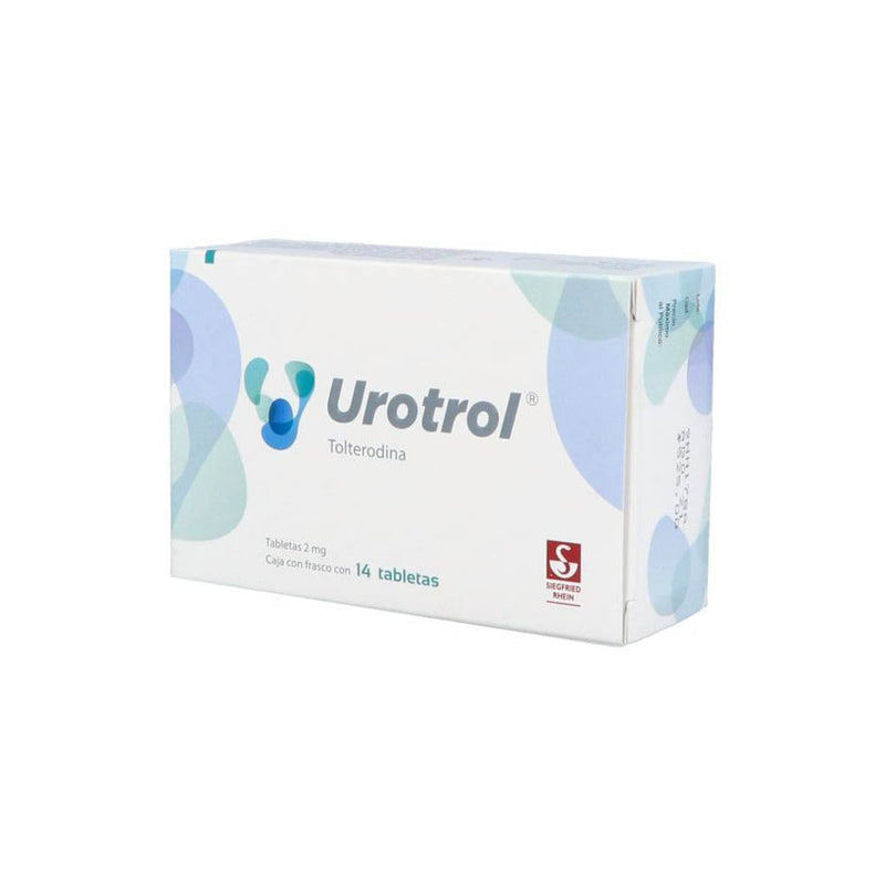 Urotrol 14 tabletas 2mg tolterodina