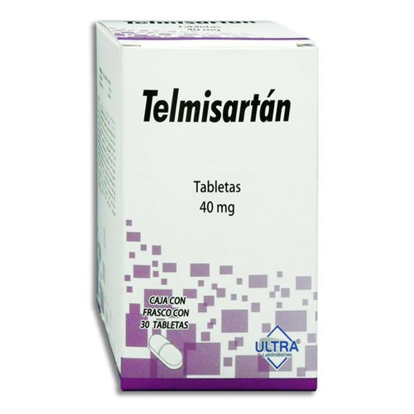 Telmisartan 40 mg. tabletas con 30 (ultra)