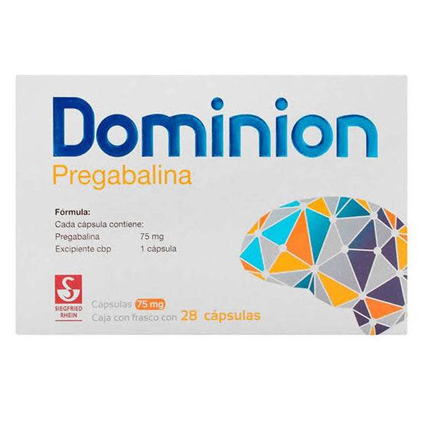 Dominion 28 tabletas 75mg pregabalina