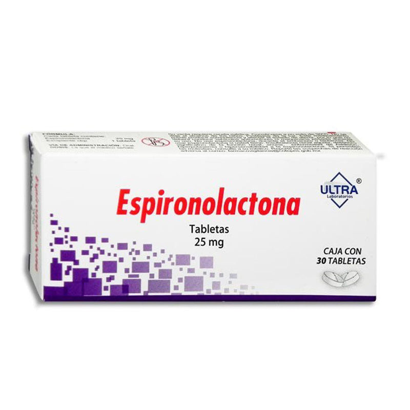 Irinolactona 25 mg tabletas con 20 (ultra)