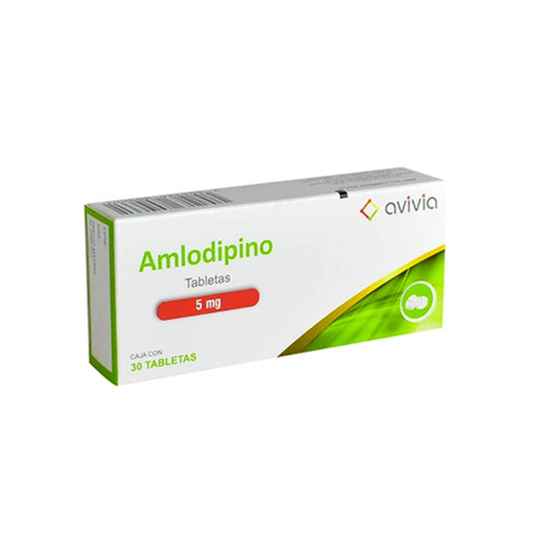 Amlodipino 5 mg tabletas con 30 (avivia)