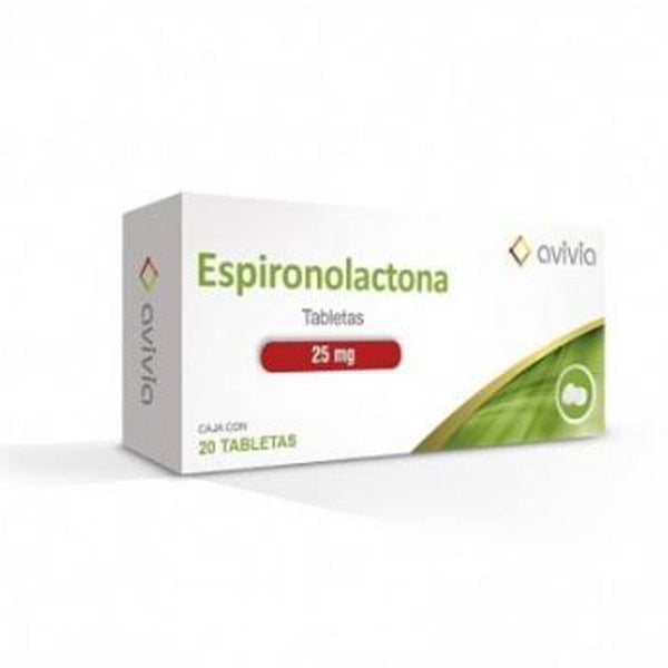Ironolactona 25 mg tabletas con 20 (avivia)