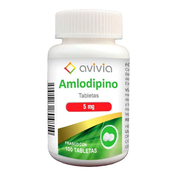 Amlodipino 5 mg tabletas con 100 (avivia)