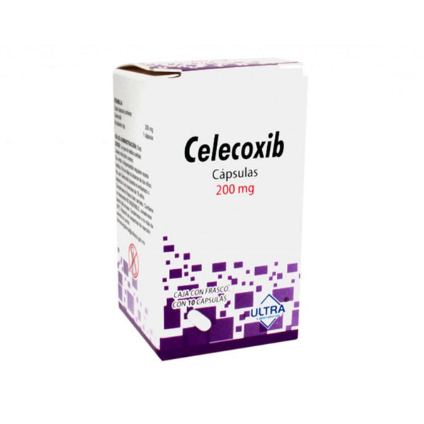 Celecoxib 200 mg capsulas con 10 (ultra)