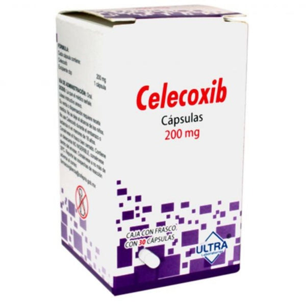 Celecoxib 200 mg capsulas con 30 (ultra)