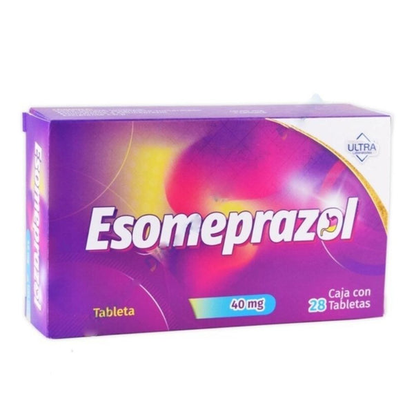 Esomeprazol 40 mg tabletas con 14 (ultra)