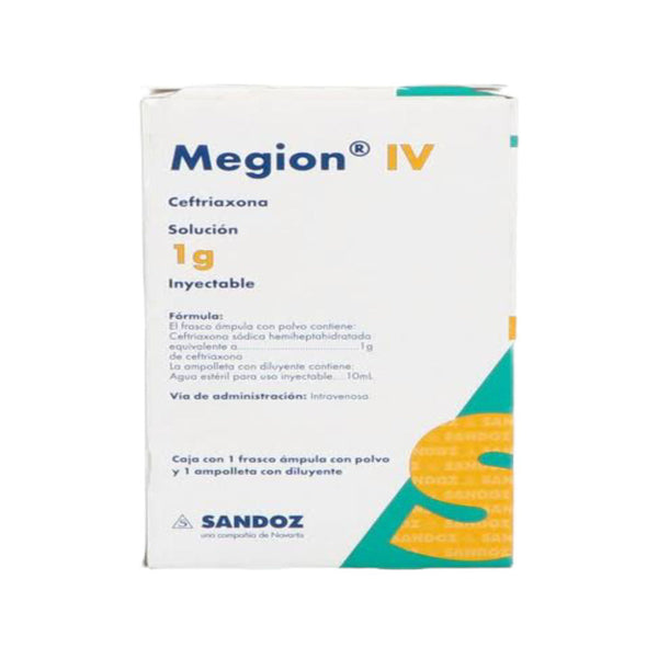 Megion solucion inyectables 1gr