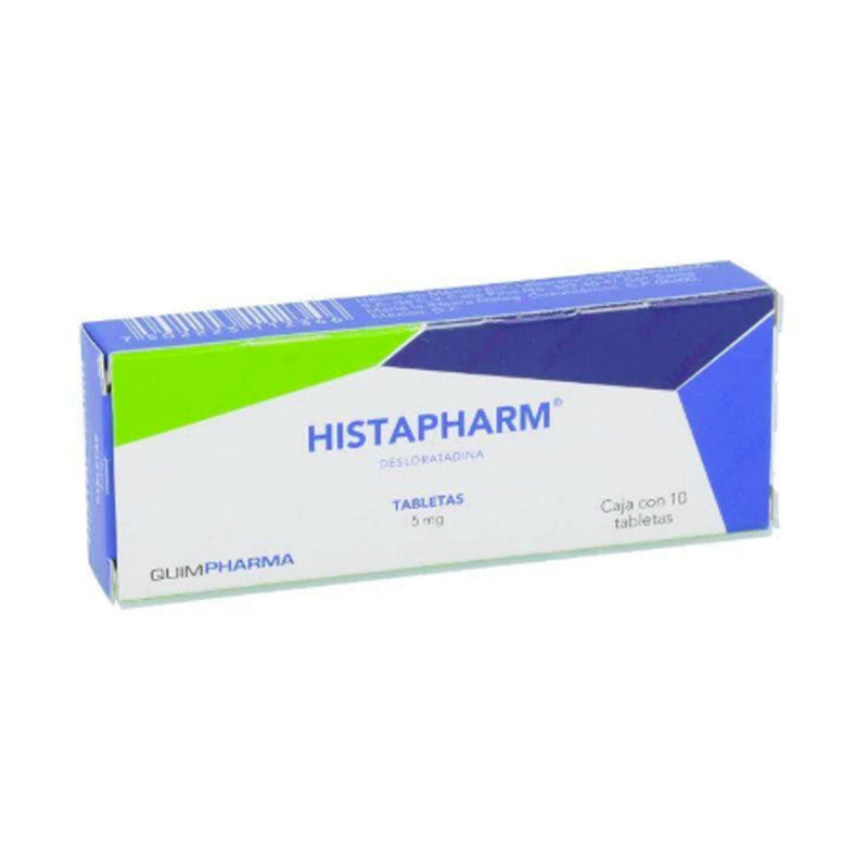 Desloratadina 5 mg tabletas con 10 (histapharm)