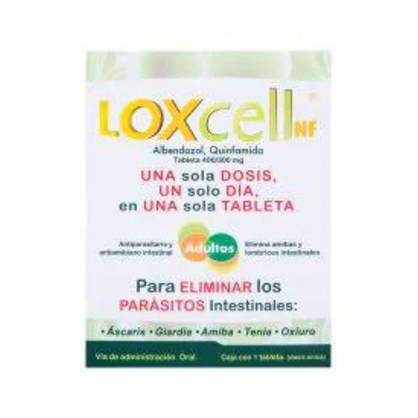 Loxcell nf adulto 1 tabletas 400mg