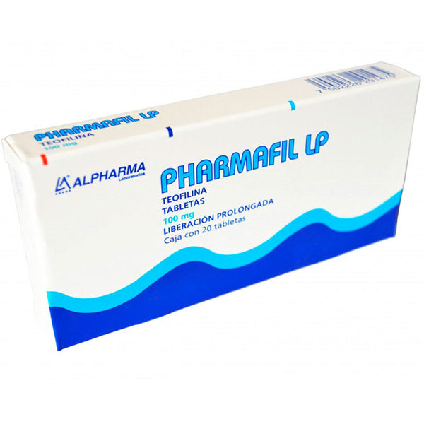 Teofilina 100 mg. tabletas con 20 (pharmafil lp)