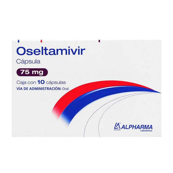 Oseltamivir 75 mg capsulas con 10 (alpharma)