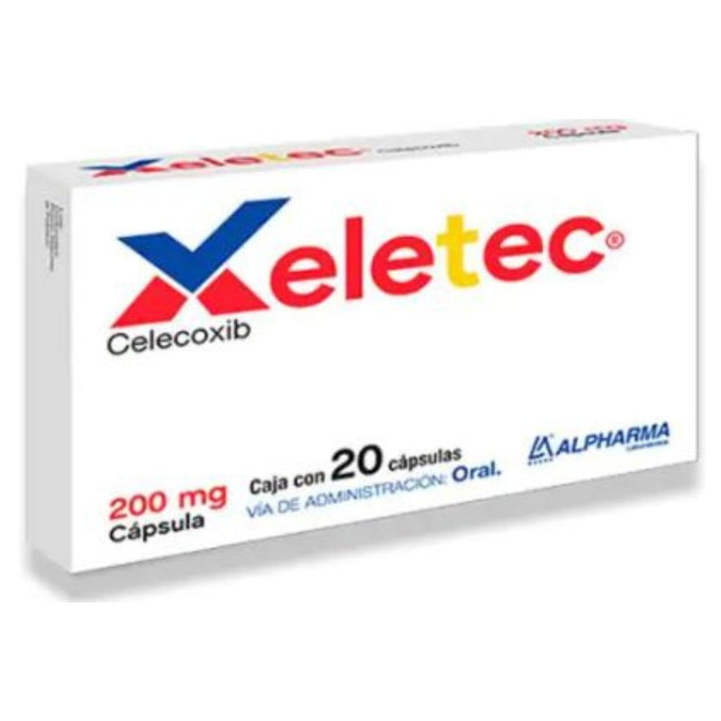 Xeletec 20 capsulas 200 mg