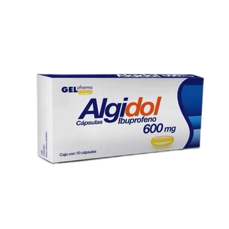 Algidol 10 capsulas 600 mg