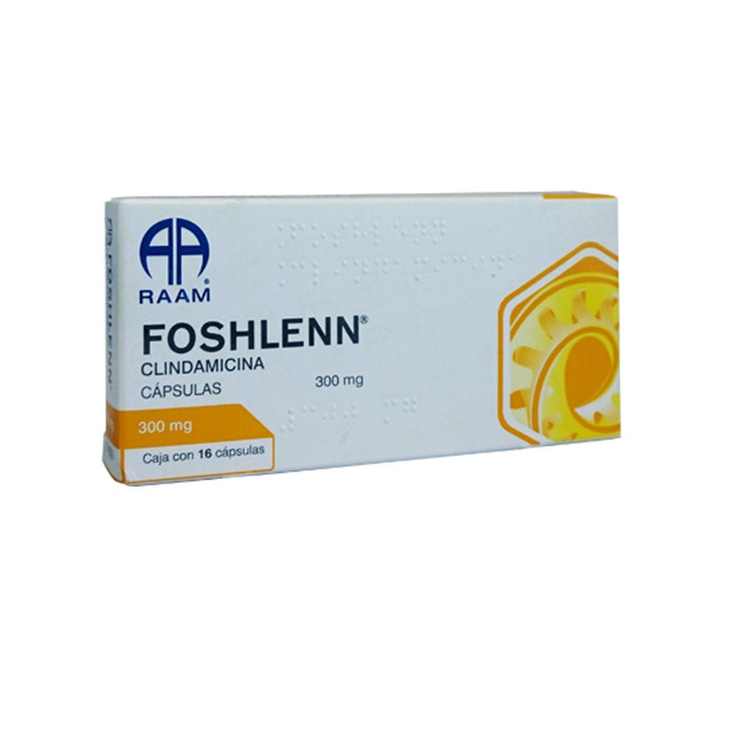 Clindamicina 300 mg capsulas con16 (foshampoolenn) *a