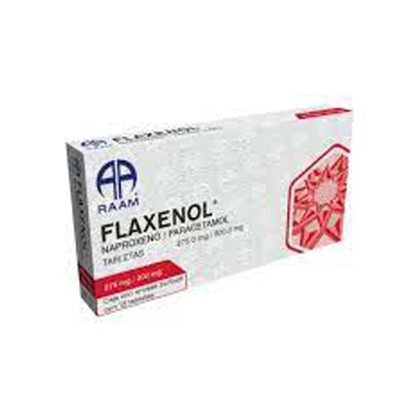 Naproxeno -paracetamol 275/300 mg tabletas con16 (flaxenol)