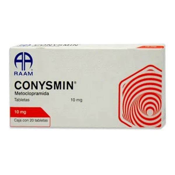 Metoclopramida 10 mg tabletas con 20 (conysmin)