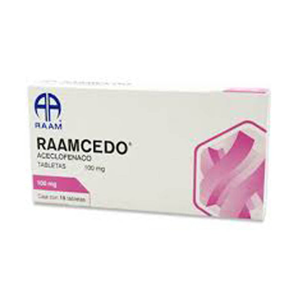 Aceclofenaco 100mg tabletas con 10 (raamcedo)