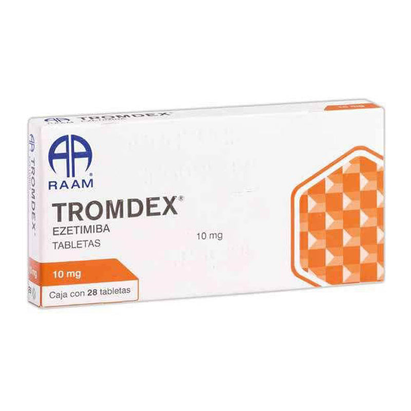 Ezetimiba 10 mg tabletas con 28 (tromdex)