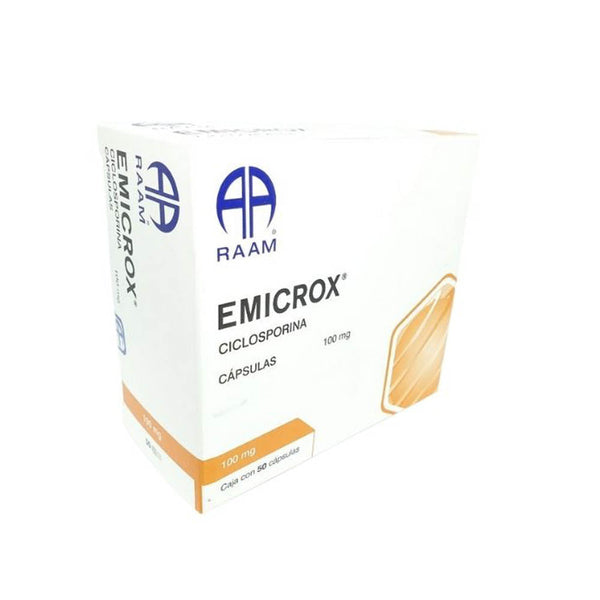Ciclosporina 100 mg capsulas con50 (emicrox)