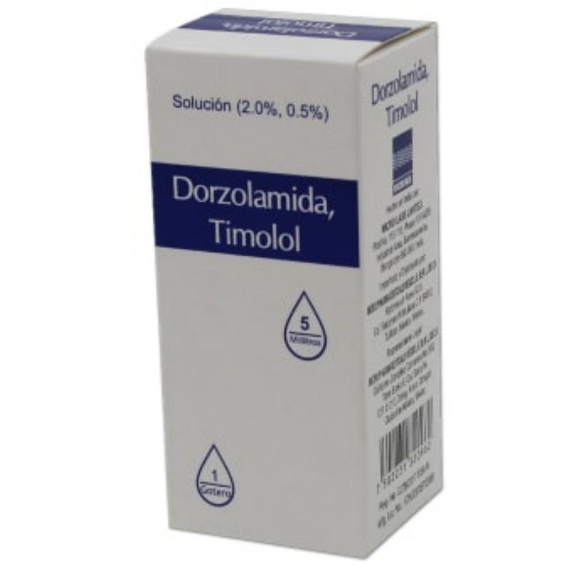 Dorzolamida/timolol 20mg/5mg solucion. oft. 5ml (micropharmaceuticals)