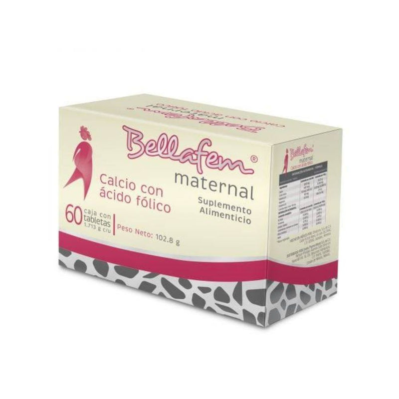 Bella femeninas maternal 60 tabletas