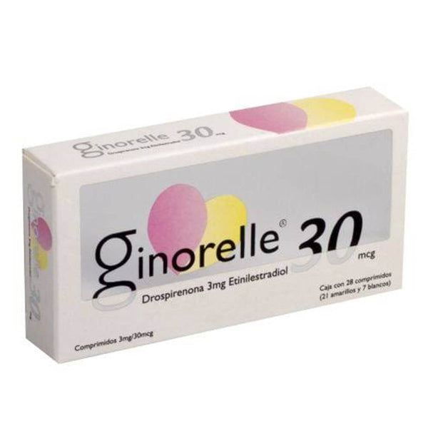 Ginorelle 30 con 28 comprimidos 3mg