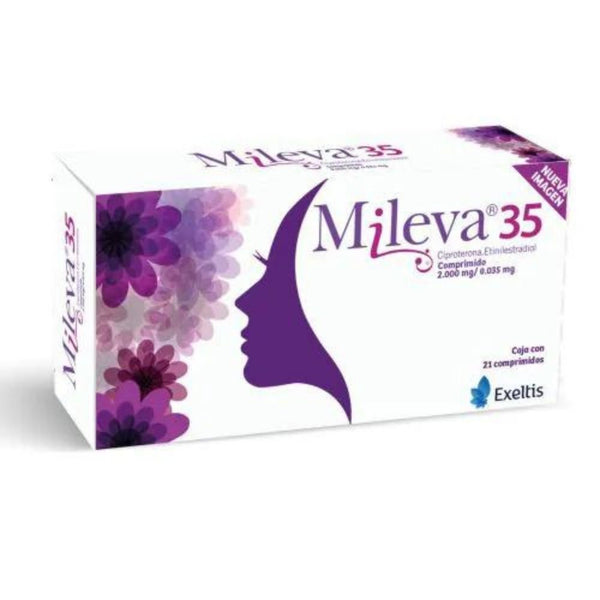 Mileva 35 21 comprimidos 2-0/0.035mg