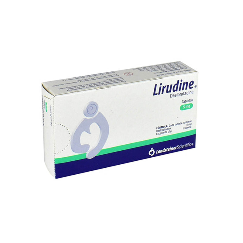 Desloratadina 5mg tabletas con 10 (lirudine)