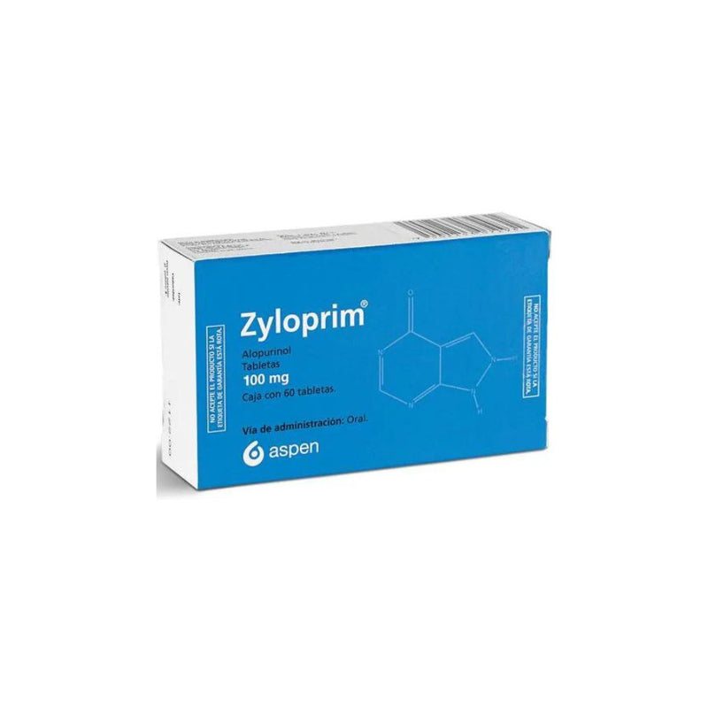 Zyloprim 60 tabletas 100mg