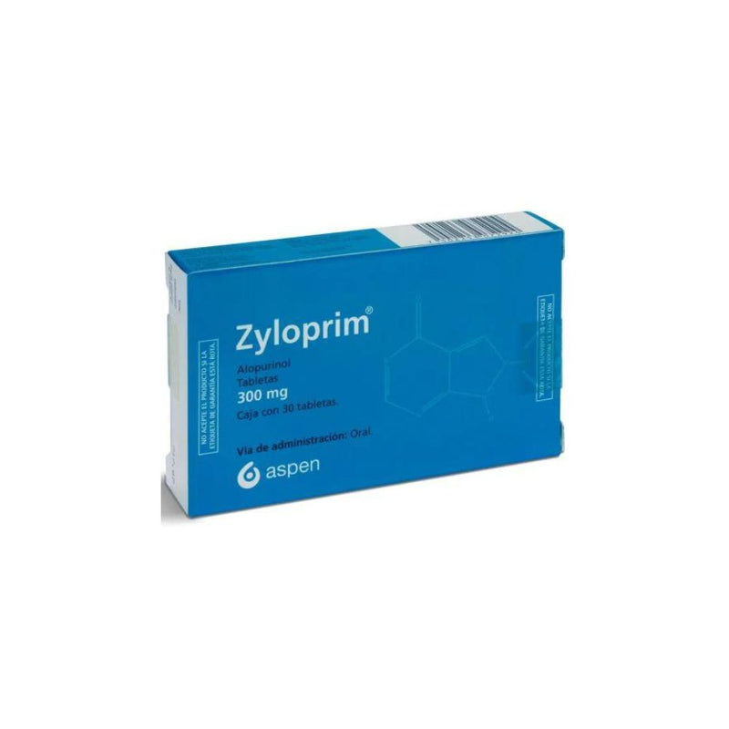 Zyloprim 30 tabletas 300mg