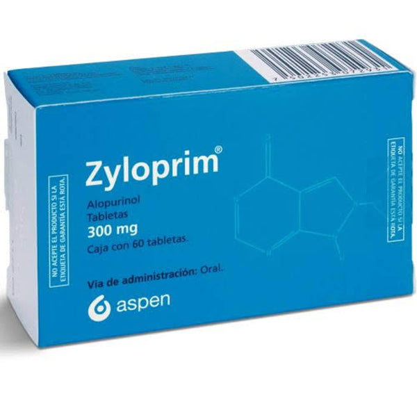 Zyloprim 60 tabletas 300 mg