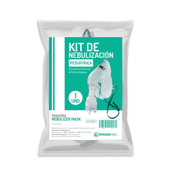 Kit para nebulizar con mascarilla pediatrica