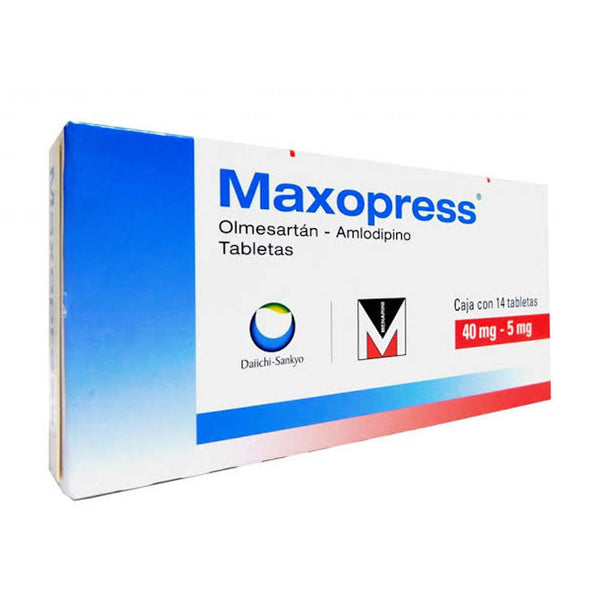 Maxopress 14 tabletas 40/5 mg