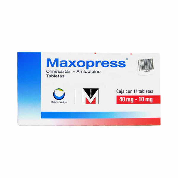 Maxopress 14 tabletas 40/10 mg