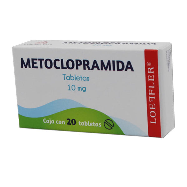 Metoclopramida 10 mg tabletas con 20 (loeffler)