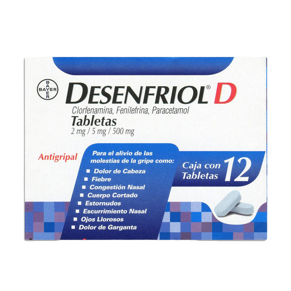 Desenfriol d tabletasl 10m x 12