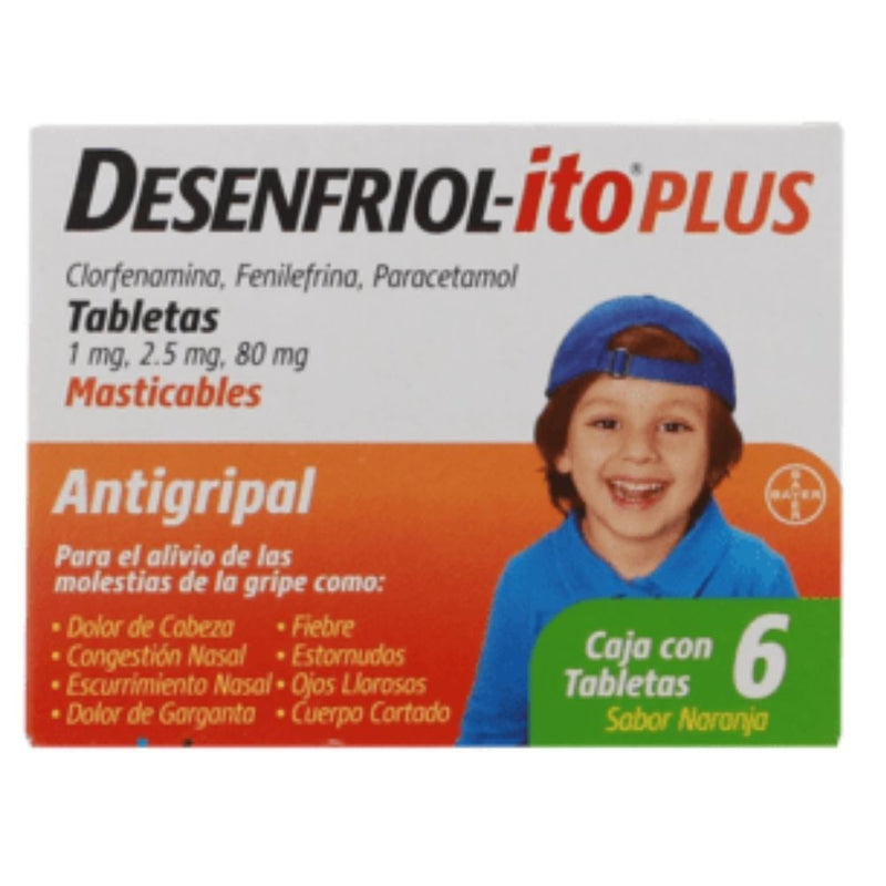 Desenfriol ito 6 tabletas