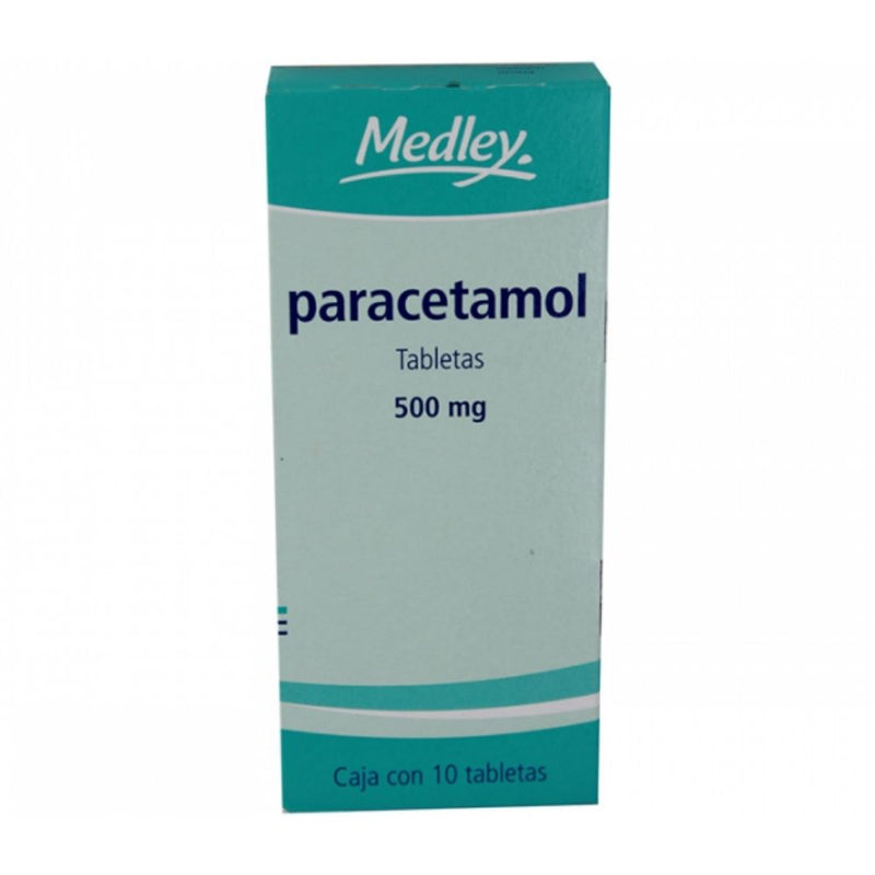 Paracetamol 500 mg tabletas con 10 (farex)