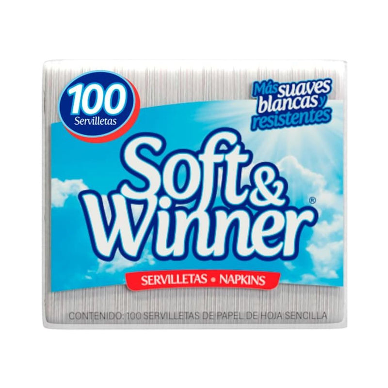 Soft winner servilleta 100 pieza