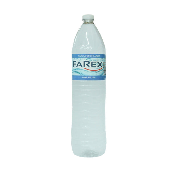 Agua purificada farex 1.5lt