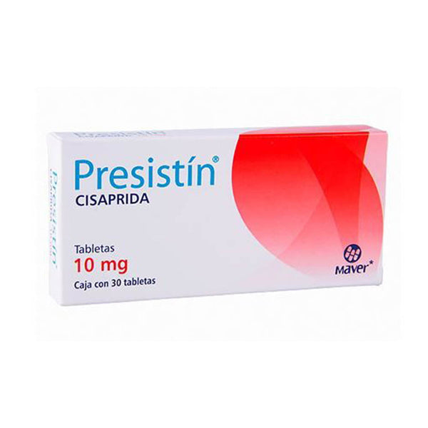 Cisaprida 10mg tabletas con 30 (presistin)