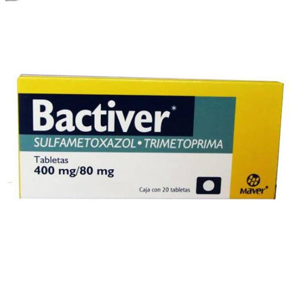 Trimetoprima 80 mg./400 mg. tabletas con 20 (bactiver)
