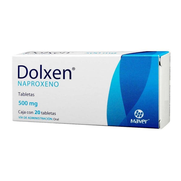 Naproxeno 500 mg. tabletas con 20 (dolxen)