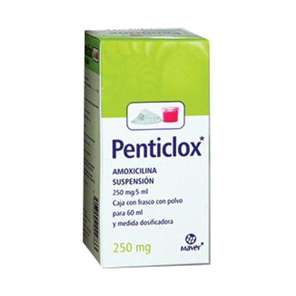 Amoxicilina 250 mg./5 ml. suspension 60ml (penticlox) *a