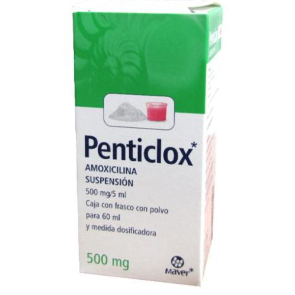Amoxicilina 500 mg./5 ml. suspension 60ml (penticlox) *a