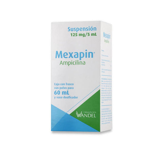 Ampolletasicilina 125 mg./5 ml. suspension 60ml (mexapin) *a